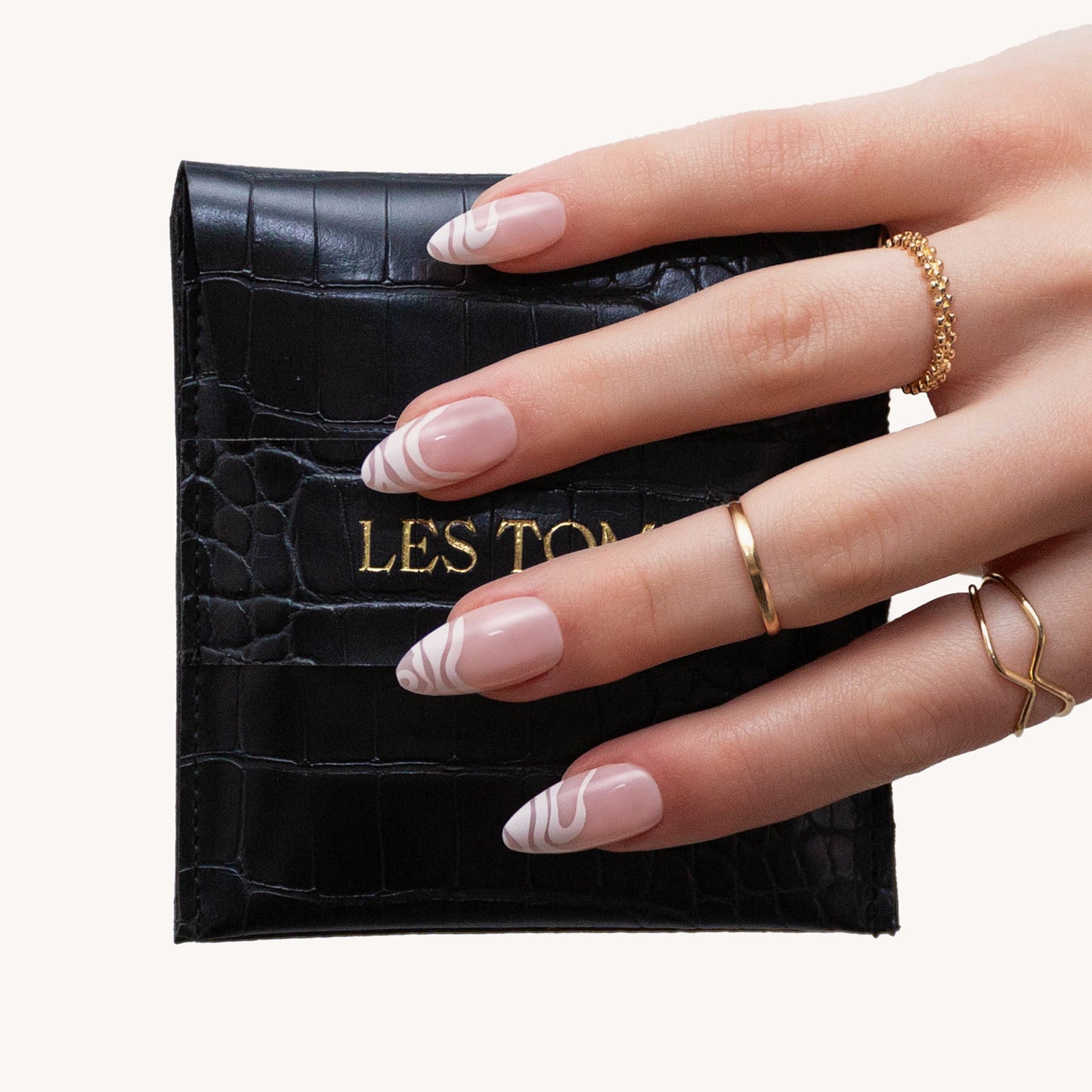 Les Tomes Signature Vegan Leather Pouch image 1