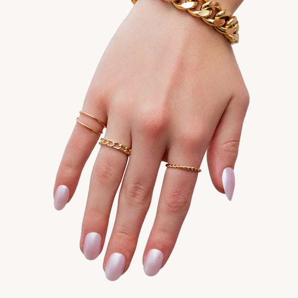 Press on Nails - Rose Shimmer  image 0