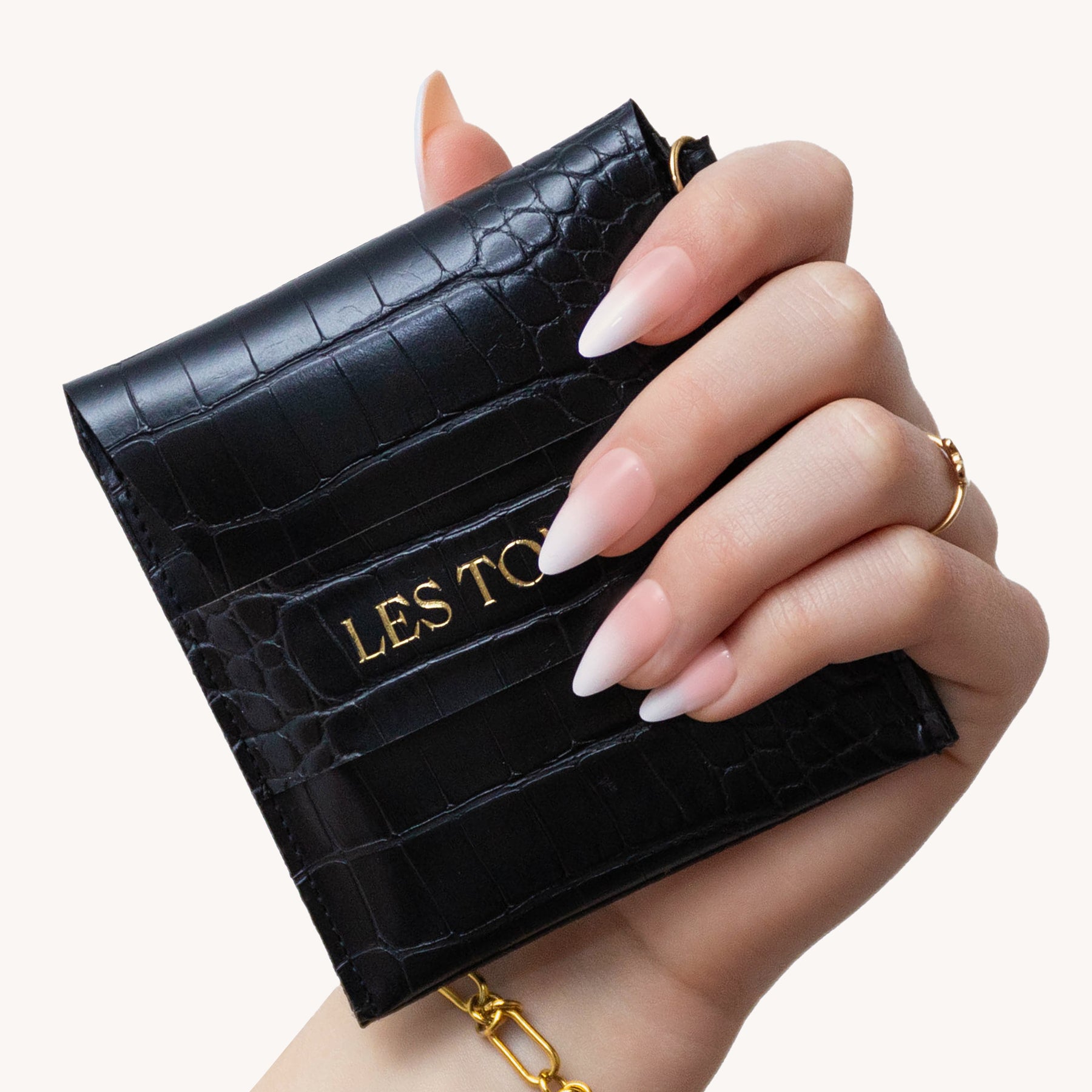 Press on Nails - Peach Ombre image 1