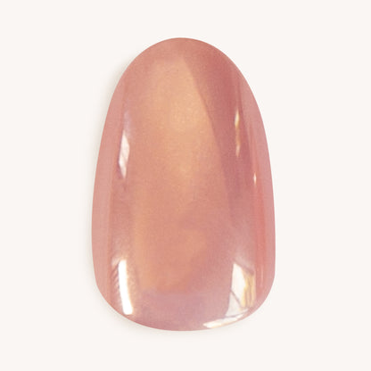 Press on Nails - Peach Chrome  image 3