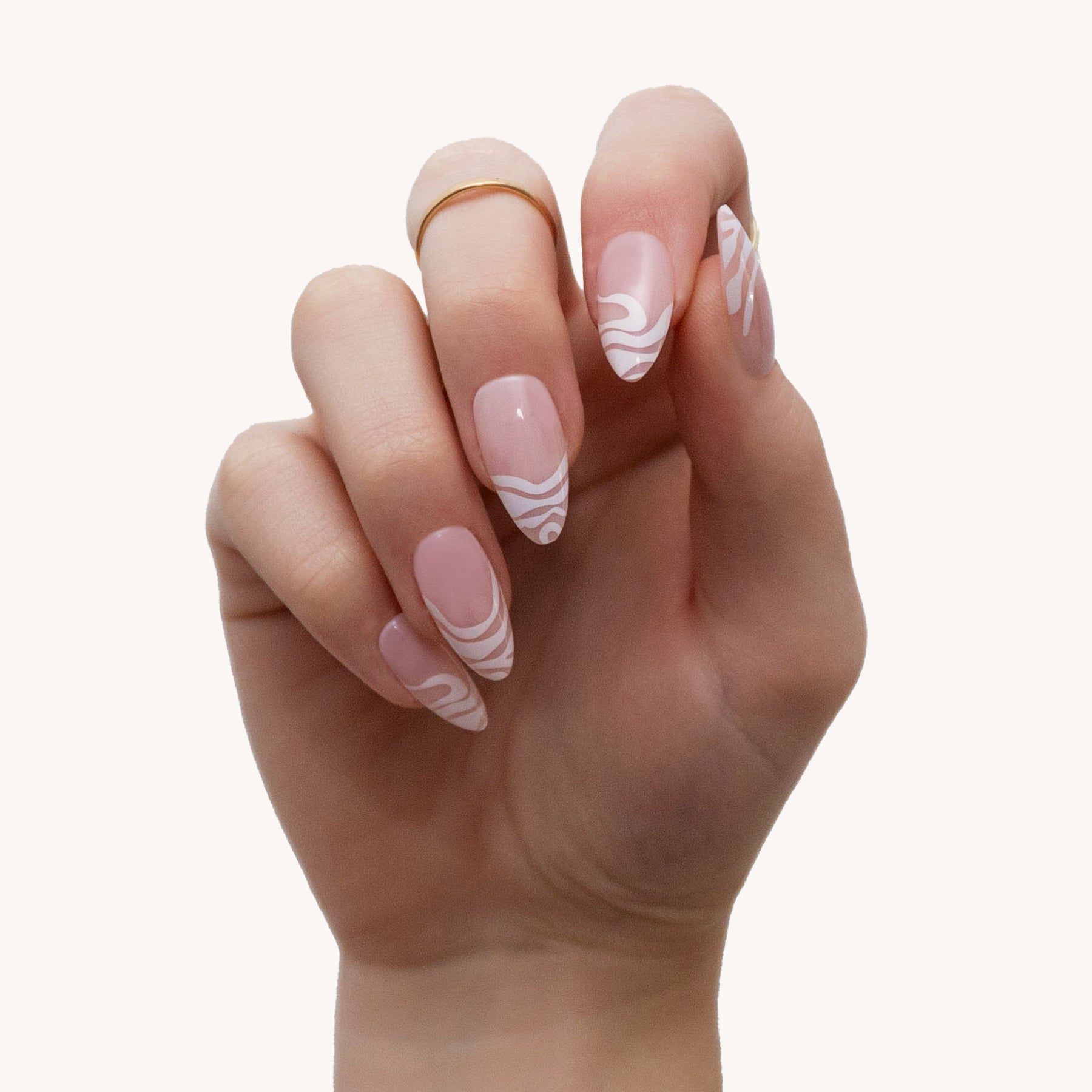 Press on Nails - Ivory Illusion image 0