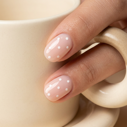 Vanilla Pearl | Soft Pink Press-On Nails