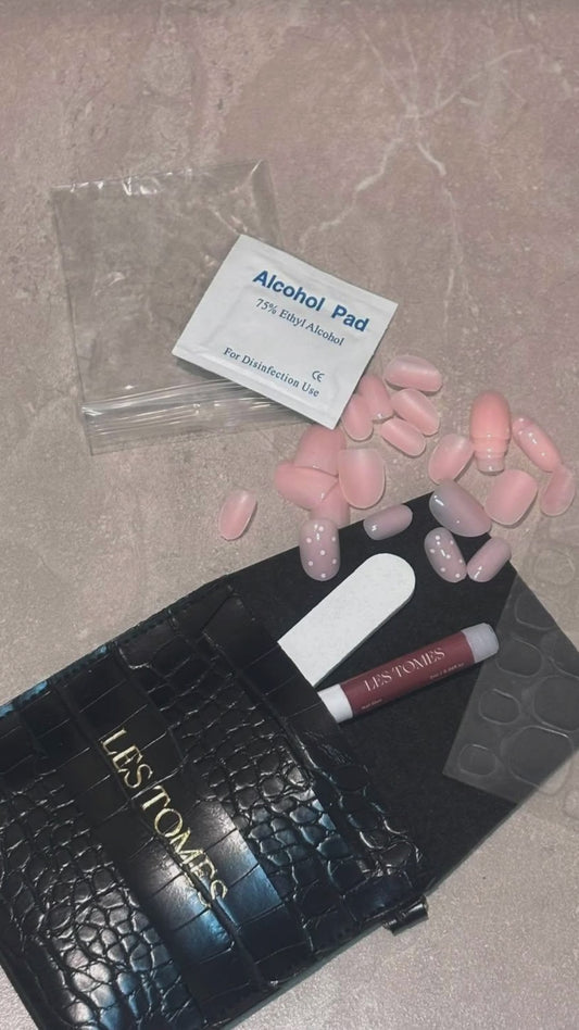 Vanilla Pearl | Soft Pink Press-On Nails